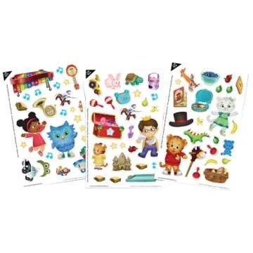 Colorforms Travel Set, Stickers for Kids – Daniel Tiger Toys, Arts and Crafts, Reusable Sticker Book, Kids Stickers, Toddler Crafts, Stickers for Boys, Girls, Arts & Crafts, Craft Supplies, Ages 3+
