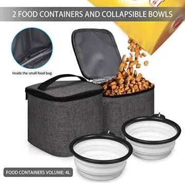 BAGLHER Pet Travel Backpack with Collapsible Bowls