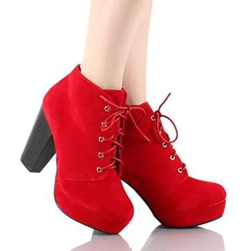 Comfortable Forever CAMILLE-86 Women's Ankle Booties