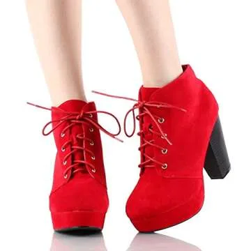 Comfortable Forever CAMILLE-86 Women's Ankle Booties