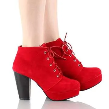 Comfortable Forever CAMILLE-86 Women's Ankle Booties