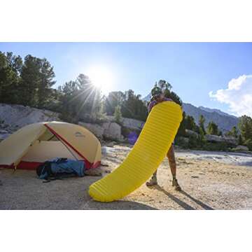 Therm-a-Rest NeoAir Xlite NXT Ultralight Camping and Backpacking Sleeping Pad, Solar Flare, Regular ...