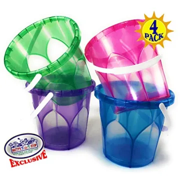 Colorful Matty's Toy Stop Beach Buckets Set - Fun for Kids!
