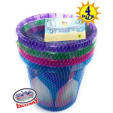 Colorful Matty's Toy Stop Beach Buckets Set - Fun for Kids!