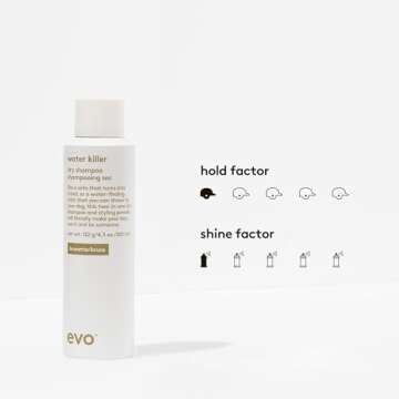 EVO Water Killer Dry Shampoo Brunette - Absorbs Oil to Refresh Hair - Brunette Pigment That Blends Tones - Styling Spray - 200ml / 4.3oz