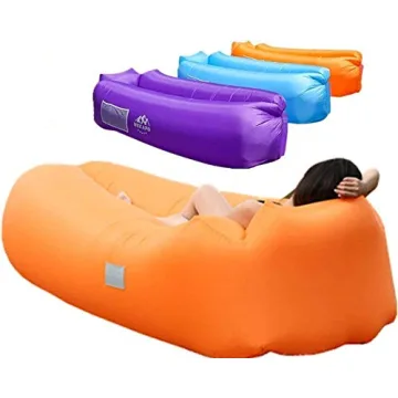 WEKAPO Inflatable Lounger Air Sofa Hammock - Portable, Waterproof & Anti-Air Leaking Design - Ideal ...