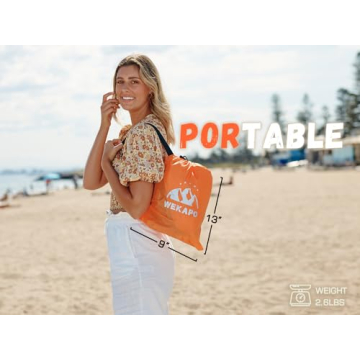 WEKAPO Inflatable Lounger Air Sofa - Portable & Waterproof