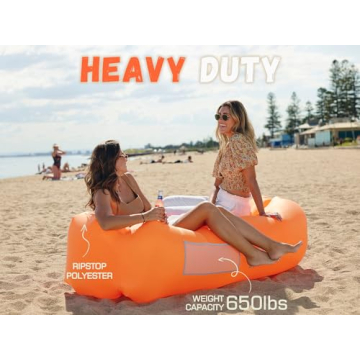 WEKAPO Inflatable Lounger Air Sofa - Portable & Waterproof