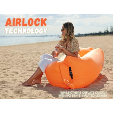 WEKAPO Inflatable Lounger Air Sofa - Portable & Waterproof