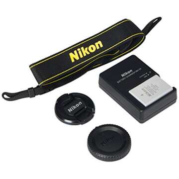 Nikon D3400 Digital SLR Camera & 18-55mm VR DX AF-P Zoom Lens (Black) - (Renewed)