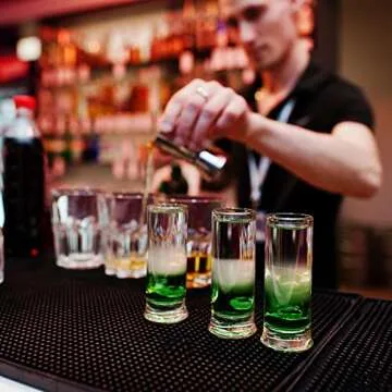 Noverlife Barber Station Mat for Hair Styling Tools, Heavy Duty Non-Slip Bar Service Mat, Flexible Rubber Mat for Clippers Salon Tools, Professional Salon and Barbershop Work Station Pads