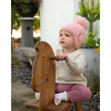 Toddler Fleece Lined Baby Winter Hat with Earflaps