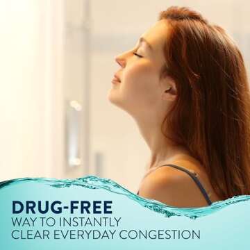 Vicks Sinex SALINE Nasal Spray, Drug Free Ultra Fine Mist, Clear Everyday Sinus Congestion Fast, Cle...