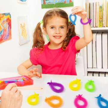 Dinosaur Valentines Cards & Stretchy Toys for Kids