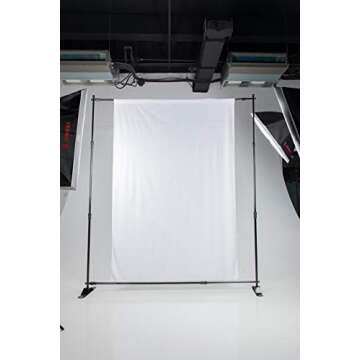 Kate 6ft×9ft Solid White Backdrop Portrait Photography Background for Photo Booth Studio Children a...