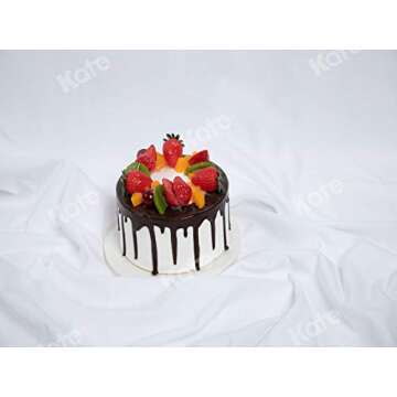 Kate 6ft×9ft Solid White Backdrop Portrait Photography Background for Photo Booth Studio Children and Headshots