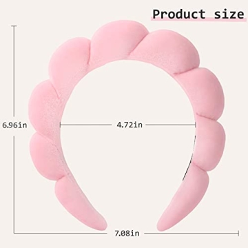 Jenteuo Spa Headbands - Set of 4 for Makeup & Skincare