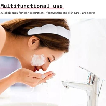 Jenteuo Spa Headbands - Set of 4 for Makeup & Skincare