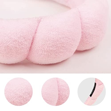 Jenteuo Spa Headbands - Set of 4 for Makeup & Skincare