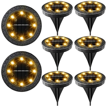 Solar Powered Ground Lights for Outdoor Safety and Beauty