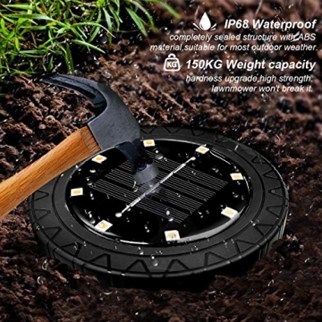 Solar Powered Ground Lights for Outdoor Safety and Beauty