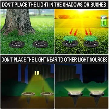 Solar Powered Ground Lights for Outdoor Safety and Beauty