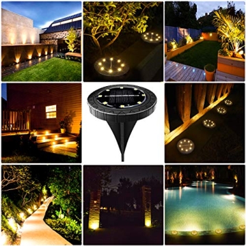 Solar Powered Ground Lights for Outdoor Safety and Beauty