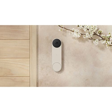 Google Nest Doorbell Battery Linen Smart Security