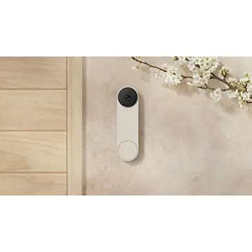 Google Nest Doorbell Battery Linen Smart Security