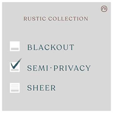 MOOD Custom Bamboo Shades | Rustic | Cordless Bamboo Roman Shades for Windows and Doors (Natural Woven) | Rustic Walnut (Great Privacy) | 33" W X 60" H