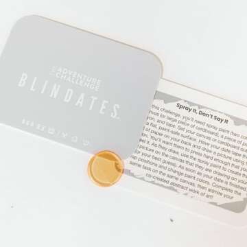 The Adventure Challenge Blind Dates, 30 Scratch-Off First Dates, Online Dates and Low Stakes Hangs, Date Night Ideas for First Dates and New Couples, for Singles