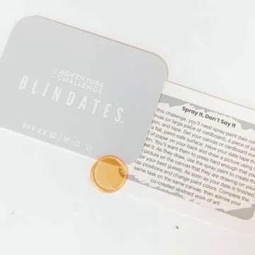 The Adventure Challenge Blind Dates, 30 Scratch-Off First Dates, Online Dates and Low Stakes Hangs, Date Night Ideas for First Dates and New Couples, for Singles