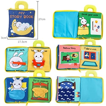 beiens 3Pcs My Quiet Books for Early Learning Fun