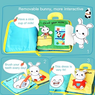 beiens 3Pcs My Quiet Books for Early Learning Fun