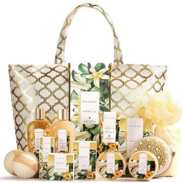 Vanilla Scent Spa Luxetique Gift Basket for Women