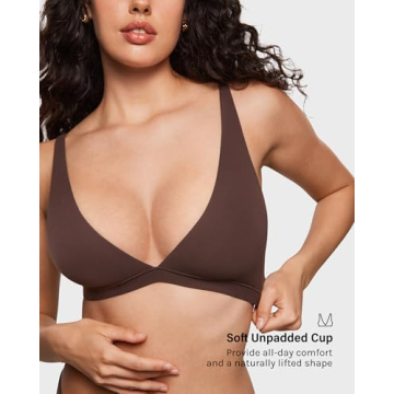 Inbarely Soft Deep V Bralette for Ultimate Comfort