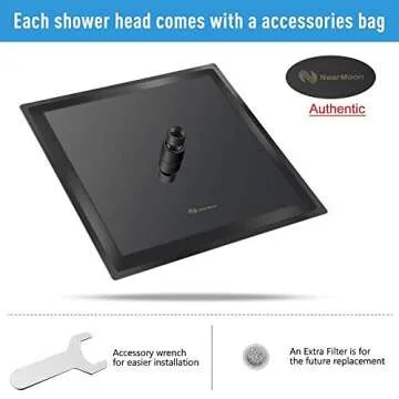 Luxury Shower Experience with NearMoon Rain Shower Head