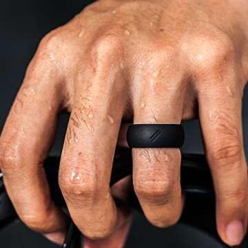 ThunderFit Silicone Wedding Ring for Men - The Ultimate Active Lifestyle Accessory