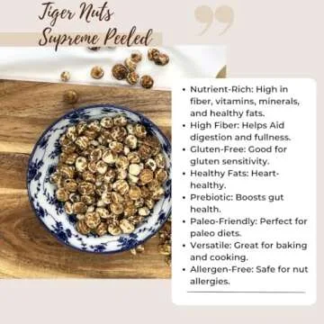 Tiger Nuts Supreme Peeled - Healthy High-Fiber Snack