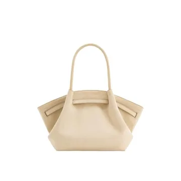 JW PEI Women's Hana Medium Faux Suede Tote Bag - Off White