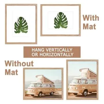 Timeless KTKDE 8x10 Picture Frame Set for Elegant Displays