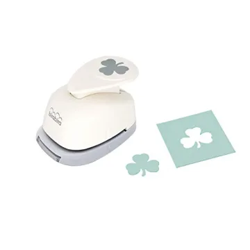 Bira Craft 1 Inch Shamrock 1 Lever Action Craft Punch for St. Patrick's Day Paper Crafting