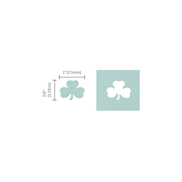 Bira Craft 1 Inch Shamrock Punch for Easy Paper Crafting