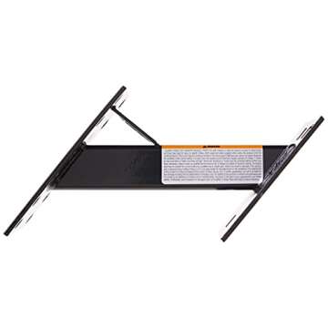 MaxxHaul 70214 Powder Coat Black Trailer Spare Tire Carrier For 10 inch and 12 inch Utility Trailer Tires