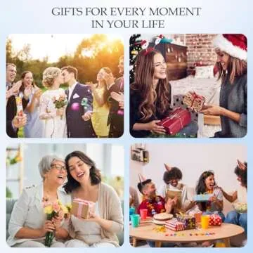 Yowivon Forget-Me-Not Bracelet Handmade Pressed Flower Bracelet Adjustable Slider Dainty Stainless Steel Tarnish Free Gold Jewelry Gift For Women Her Bridesmaid