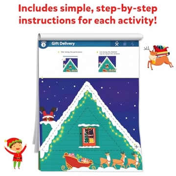 Skillmatics Snip, Snip Holiday Magic Kit for Kids