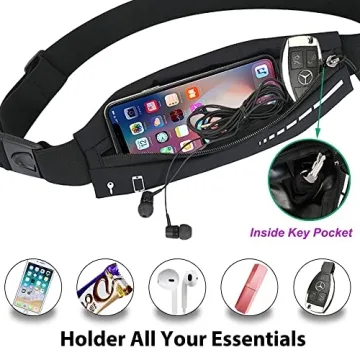 Versatile Slim Running Belt for Workouts & Jogging