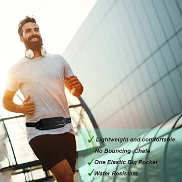 Versatile Slim Running Belt for Workouts & Jogging