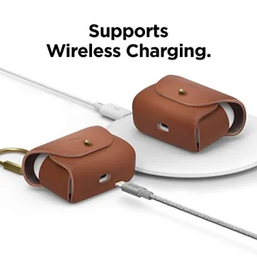 elago Leather Case for AirPods Pro Stylish Protection