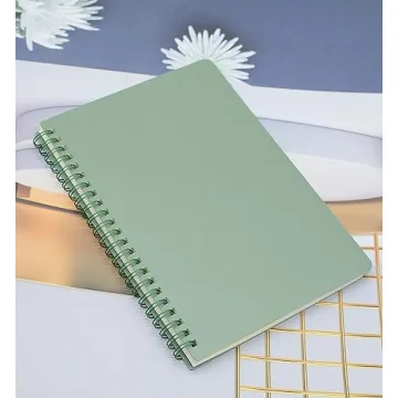 Yansanido A5 Spiral Notebook Set - 4 Color, 80 Sheets